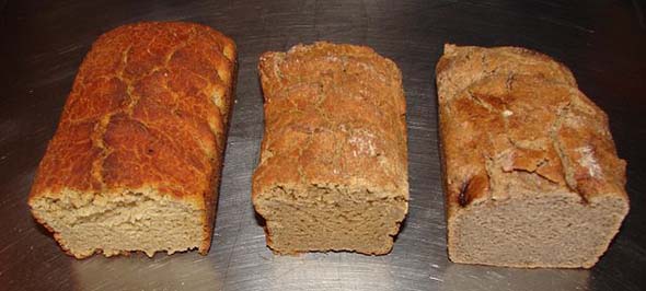Organic breads of quinoa, teff and buckwheat. (Photo: Eurobas)