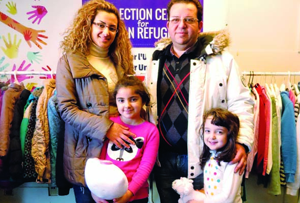 Syrian Family: Raghad Zammar (mother), Hani Khouri (father), Mary and Zinah (sisters)